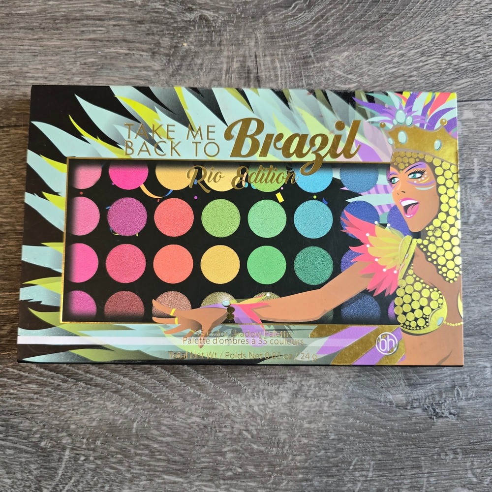 BH Cosmetics Eyeshadow Palette Take Me Back to Brazil Rio Edition 35 Color